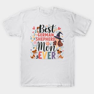 Best German Shepherd Mom Ever Funny Pet Dog T-Shirt